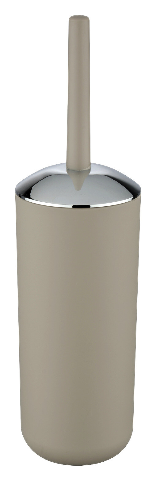 WENKO WC-Garnitur taupe silber Kunststoff