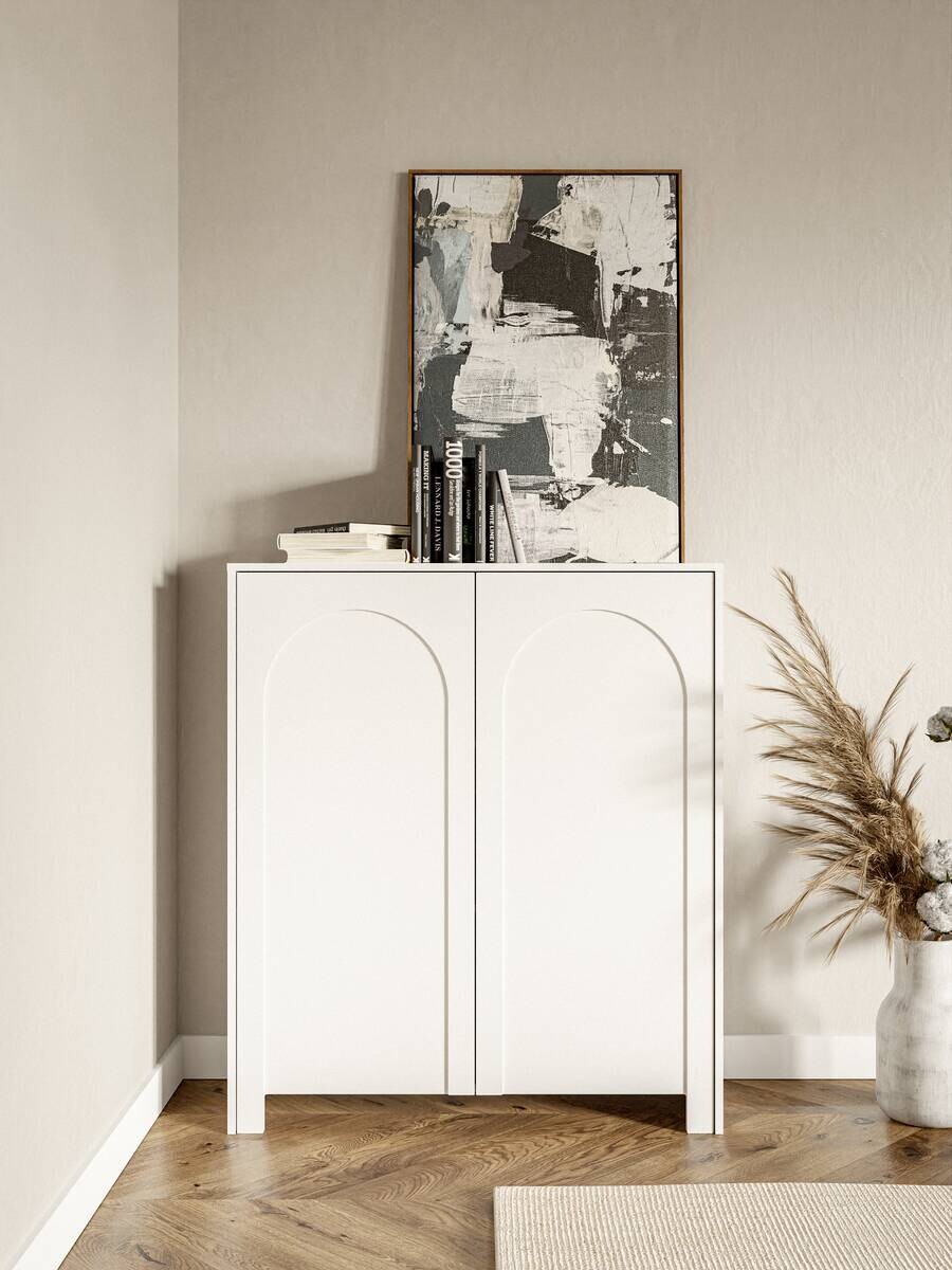 Kommode ARCO weiß B/H/T: ca. 100x117x35 cm