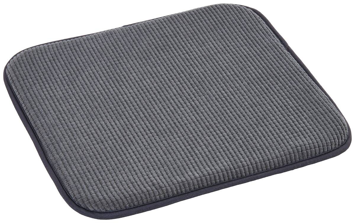 Sitzkissen anthrazit Polyester B/H/L: ca. 38x2x38 cm