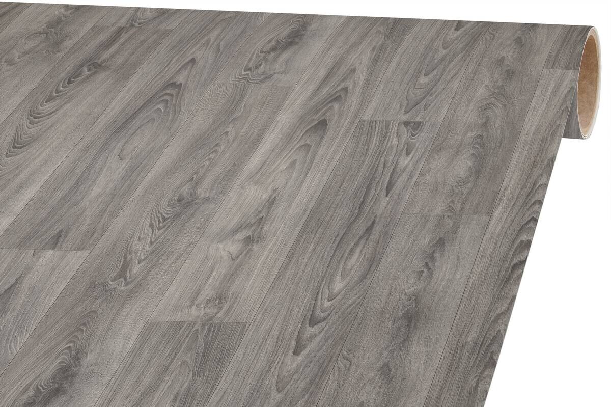 Vinylboden Senza grau Eiche B: ca. 400 cm pro m²