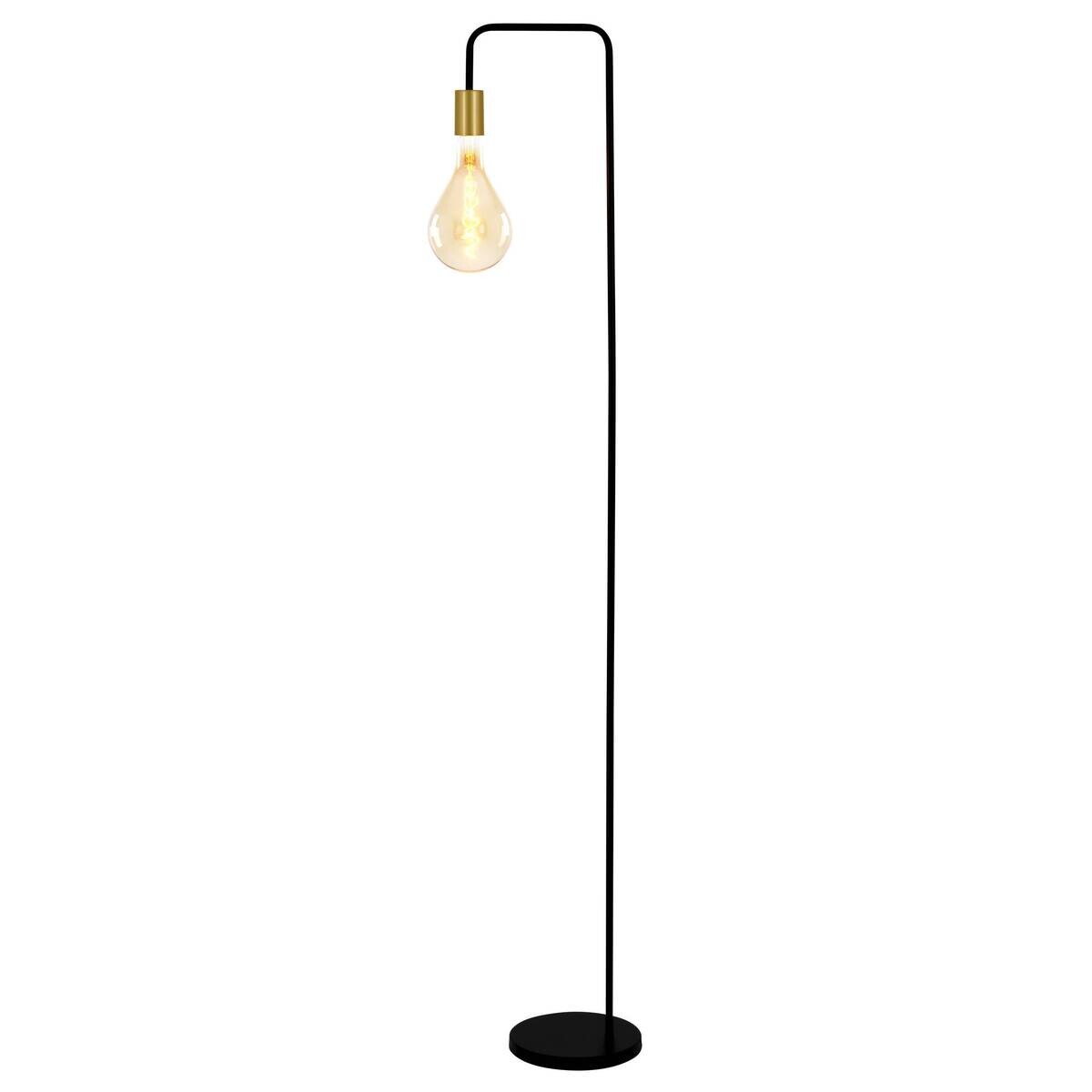 Näve Leuchten Stehlampe 2097222 schwarz Kunststoff Metall B/H/T: ca. 20,5x150x20,5 cm 1 Brennstellen