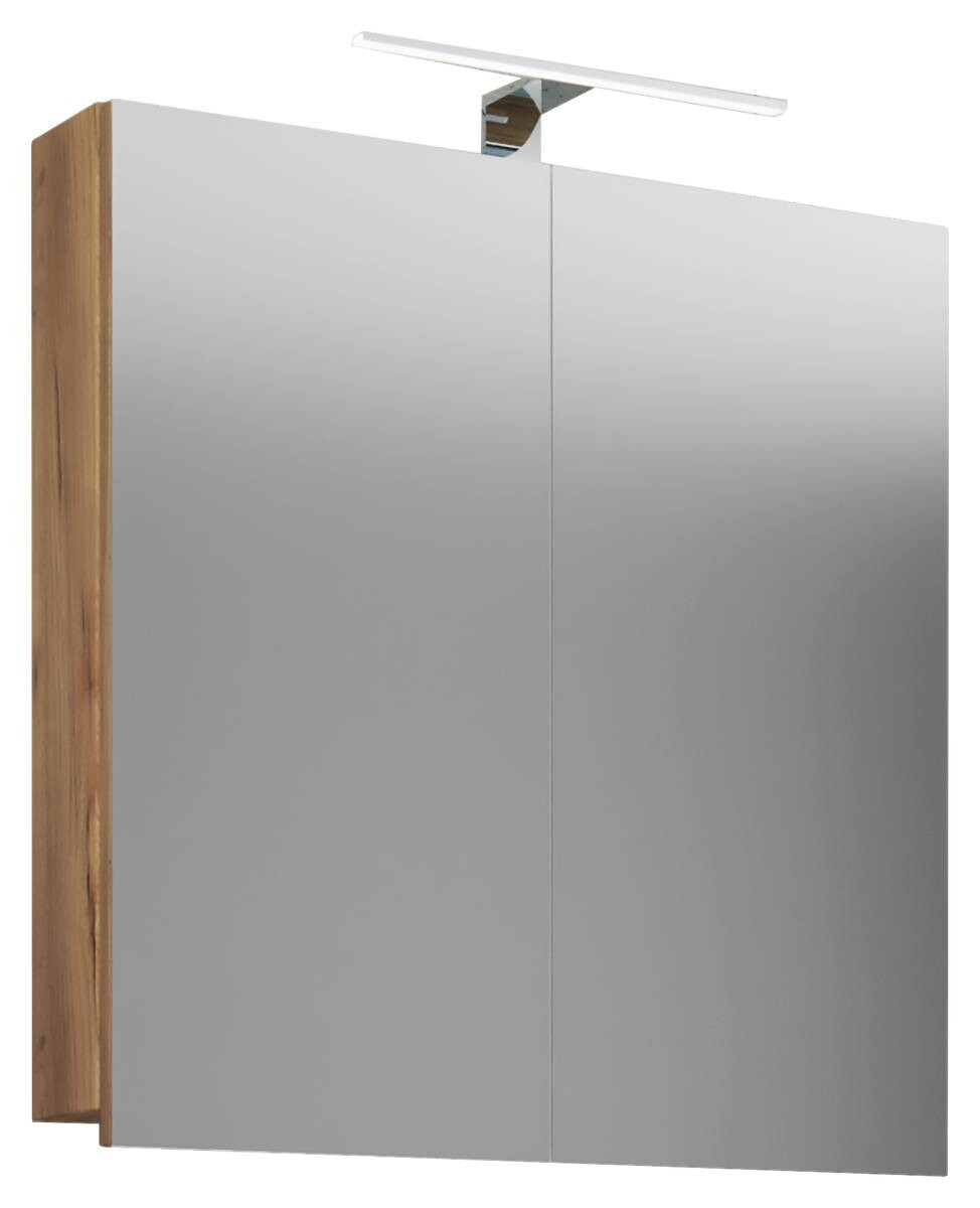 Spiegelschrank Badinos Eiche Honig Nachbildung B/H/T: ca. 60x42x12 cm