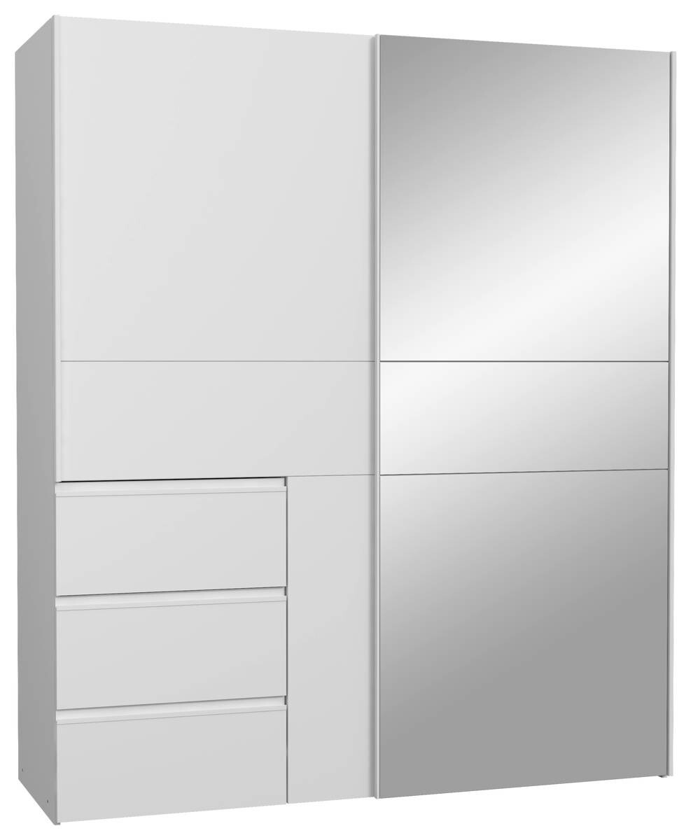 Schwebetürenschrank weiß B/H/T: ca. 170,3x200,5x61,2 cm