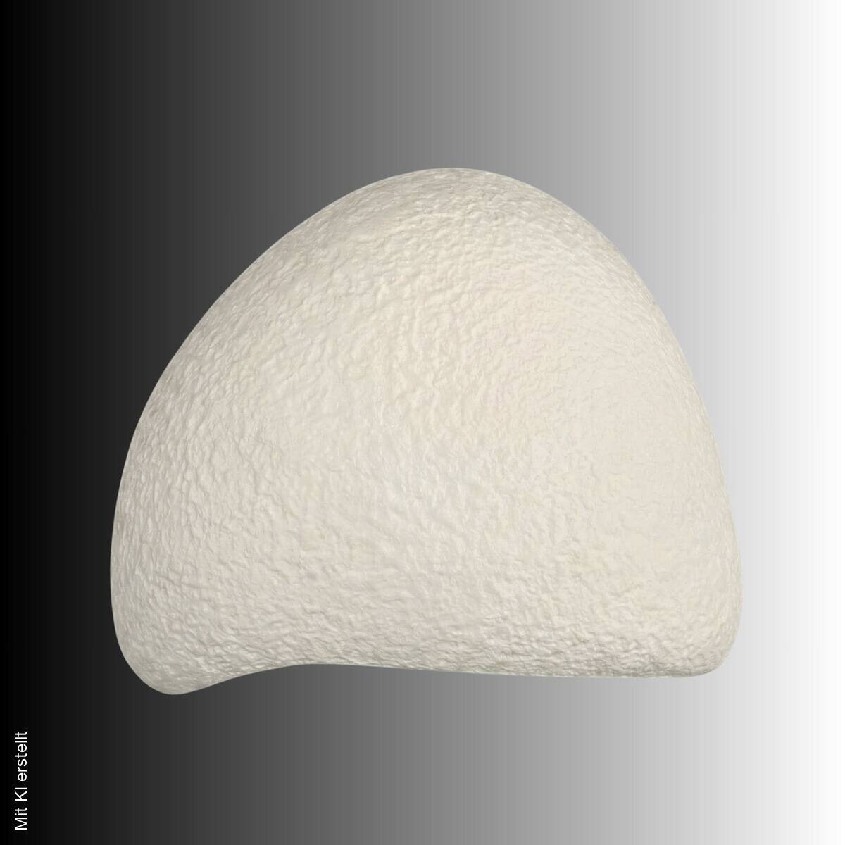 Opviq Wandleuchte weiß Metall Fiberglas B/H/T/L: ca. 27x17x22x27 cm 1 Brennstellen