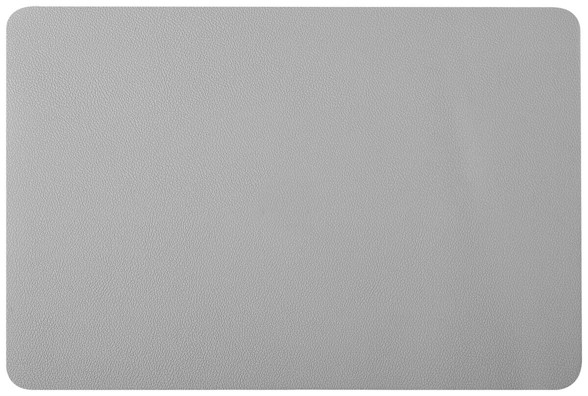 Platzset grau PVC B/L: ca. 45x30 cm