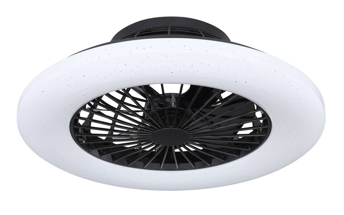 GLOBO LED-Deckenventilator schwarz Opal H/D: ca. 16x52,5 cm max. 30 W