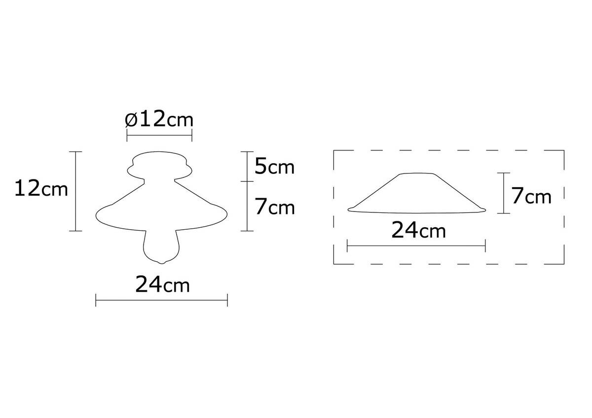 Opviq Deckenleuchte Berceste schwarz B/H/T/L/D: ca. 24x12x24x24x24 cm E27 1 Brennstellen