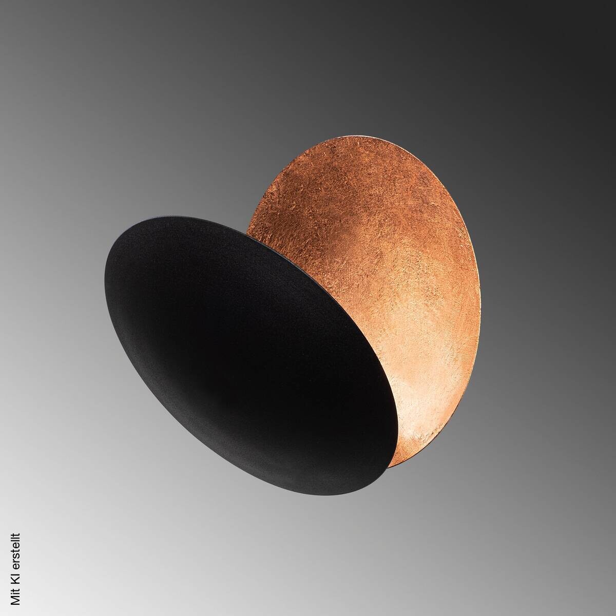 Opviq Wandleuchte Yosma-13639 schwarz Kupfer Metall B/H/T/L: ca. 16x25x16x25 cm