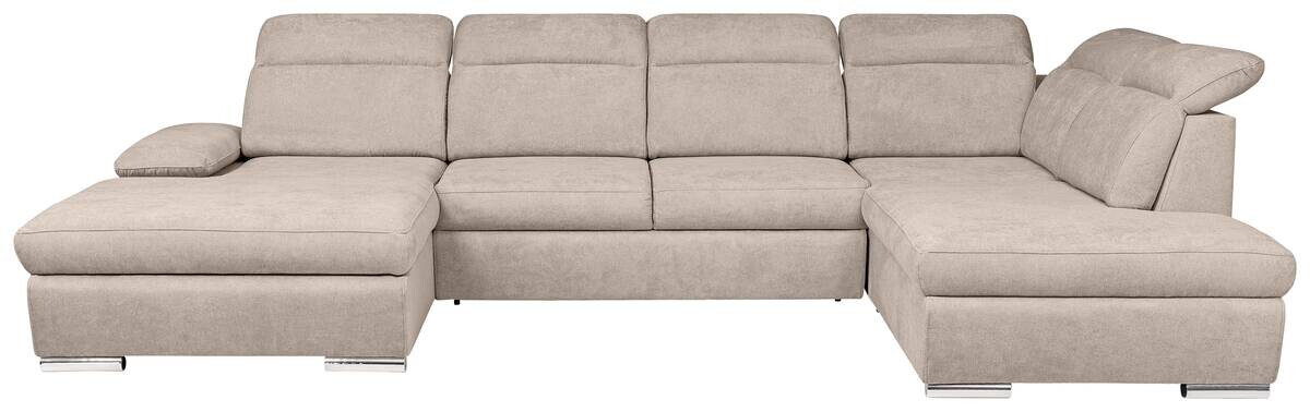 Wohnlandschaft braun Webstoff B/H/T: ca. 230x355x193 cm