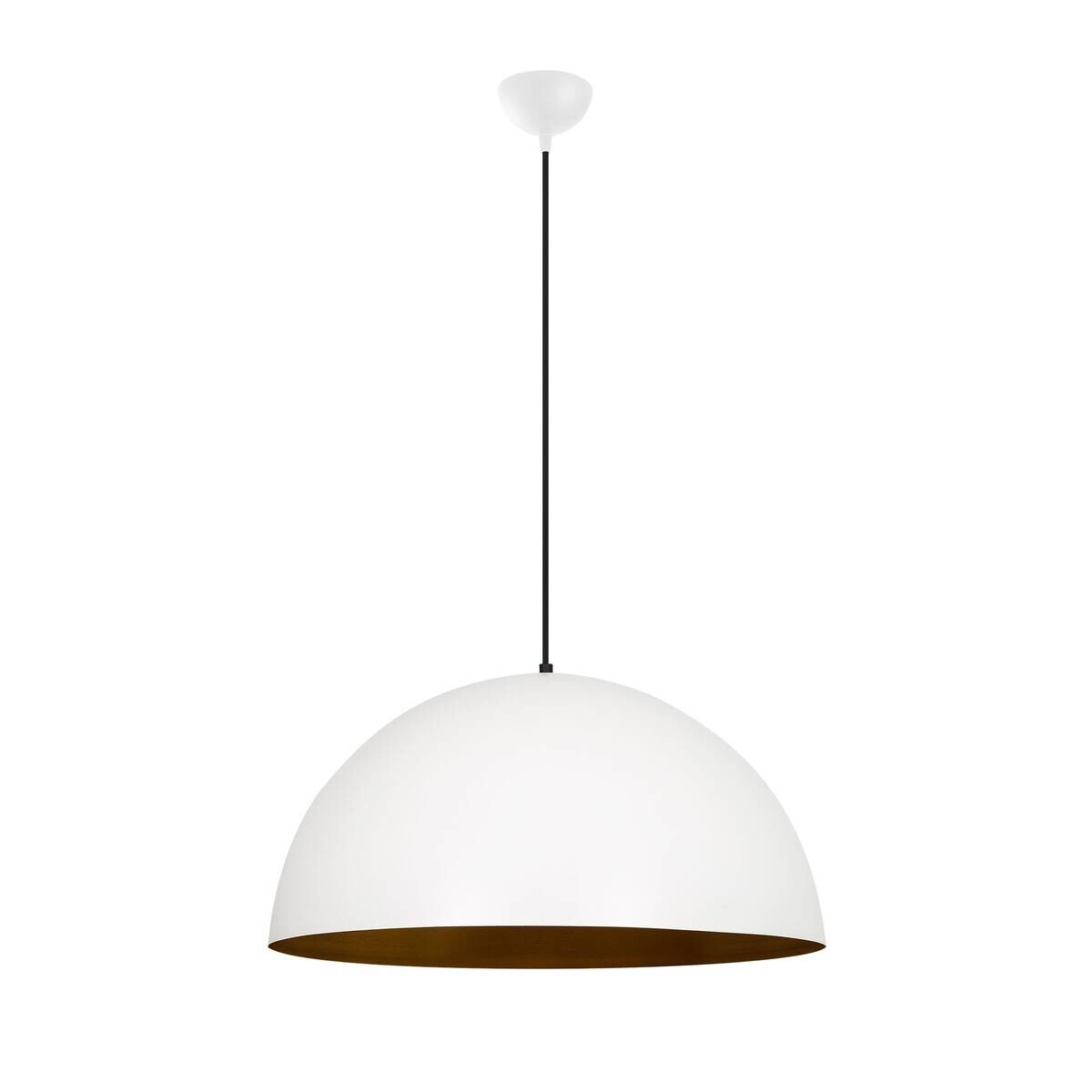 Opviq Pendelleuchte Sivani weiß gold Metall B/H/T/L/D: ca. 60x126x60x60x60 cm E27 1 Brennstellen