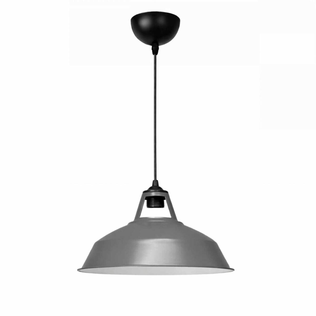 Opviq Pendelleuchte grau B/H/T: ca. 31x100x31 cm E27 1 Brennstellen