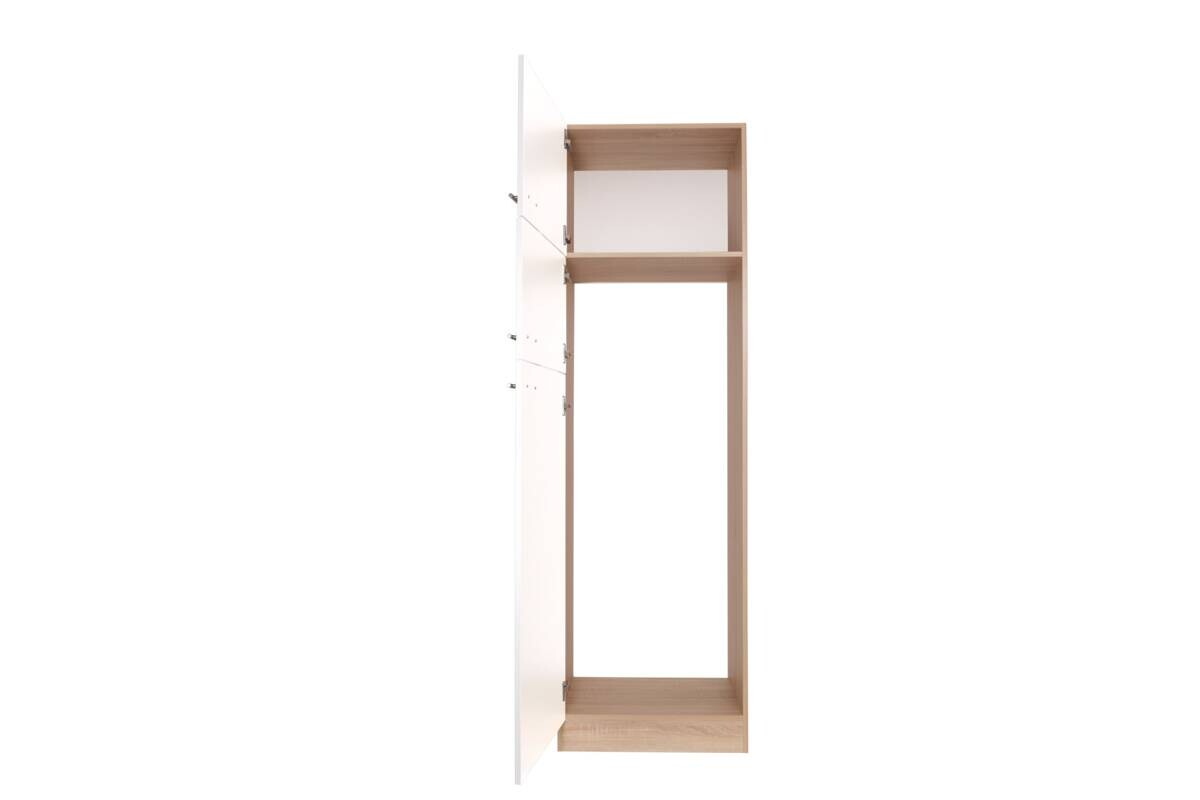 Kühlumbauschrank Merle weiß B/H/T: ca. 60x200x60 cm