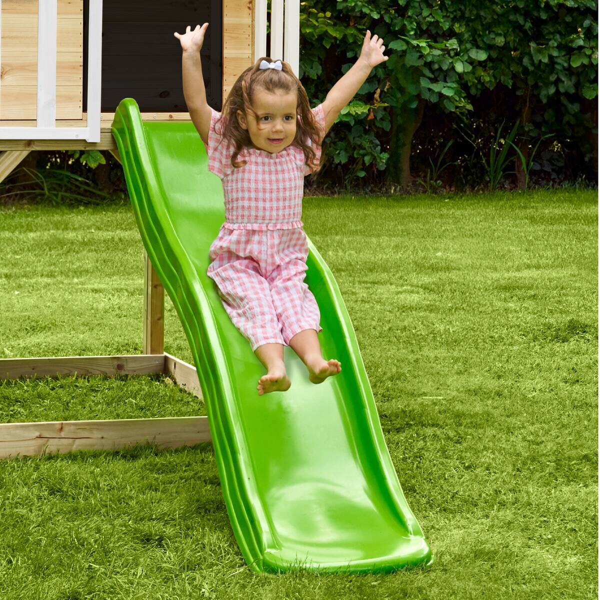 Zwerkules Spielhaus Holli natur B/H/L: ca. 370x224x352 cm