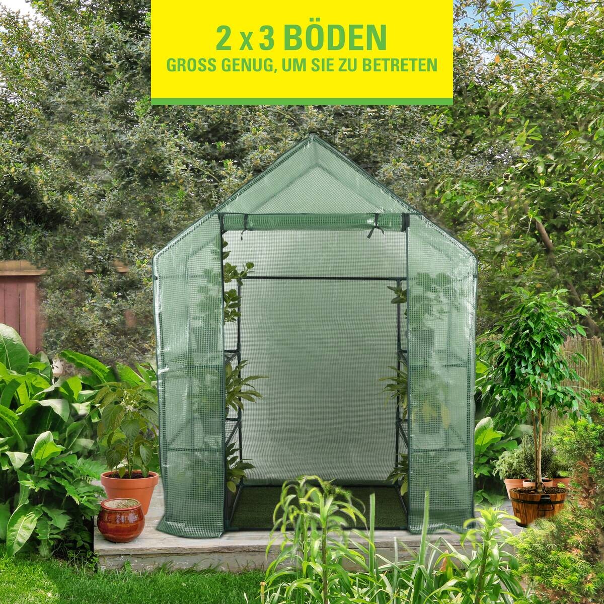 Kinzo Gewächshaus B/H/L: ca. 73x195x143 cm