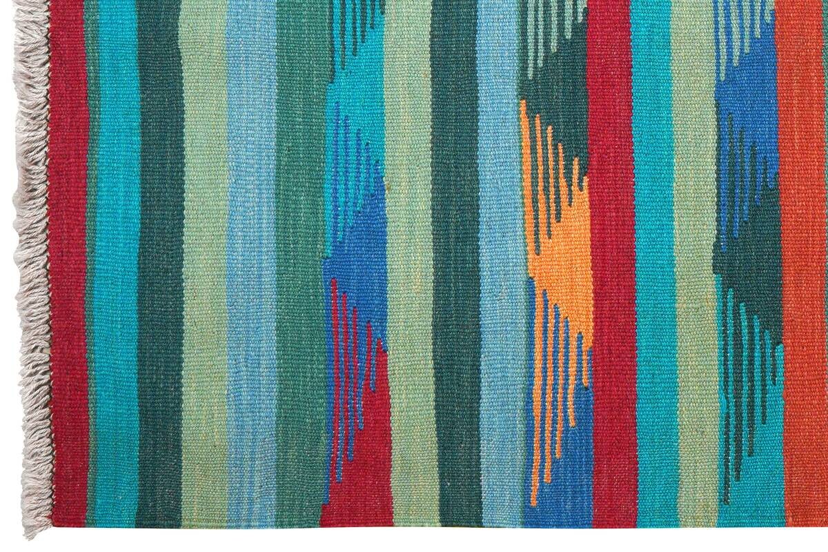 PersaTepp Teppich Kelim Gashgai bunt B/H/L: ca. 100x1x156 cm