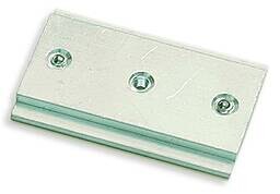 Boviva Schienenverbinder silber Aluminium