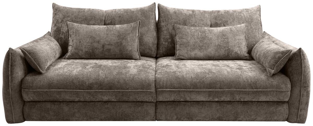 Big Sofa Delphine taupe Microfaser B/H/T: ca. 246x74x119 cm
