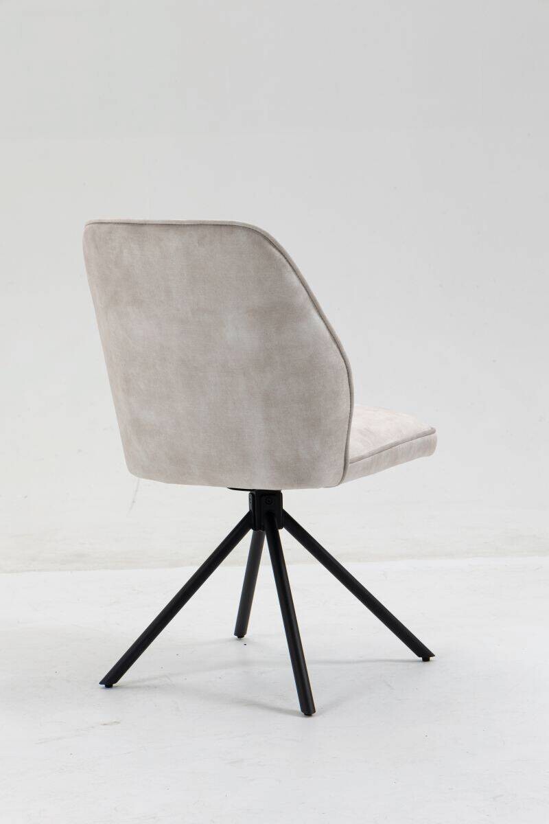 Stuhl Mailand weiß Microfaser B/H/T: ca. 53x89x64 cm