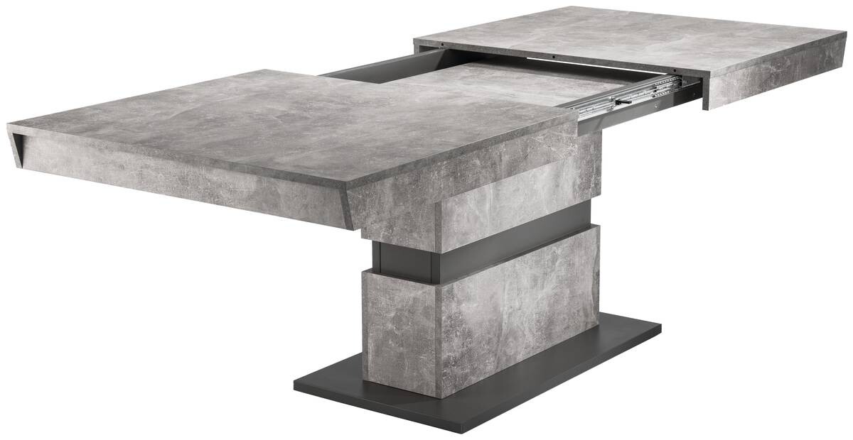Tisch MATTHEW Beton Optik anthrazit B/H/T: ca. 140x75x90 cm