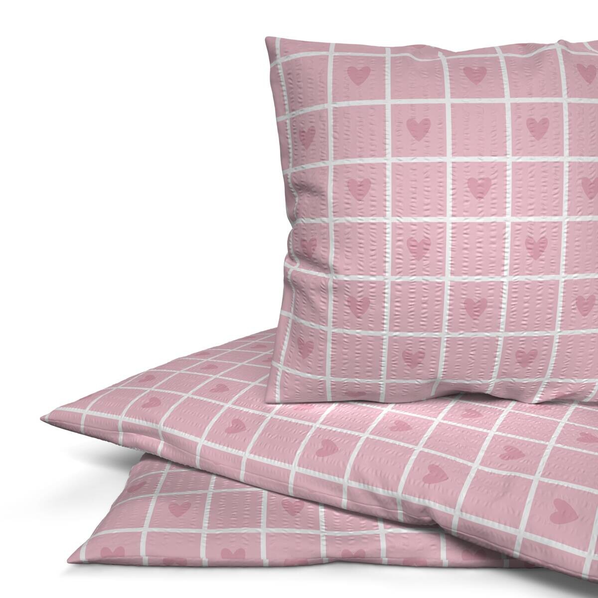 Microfaser Bettwäsche Seersucker