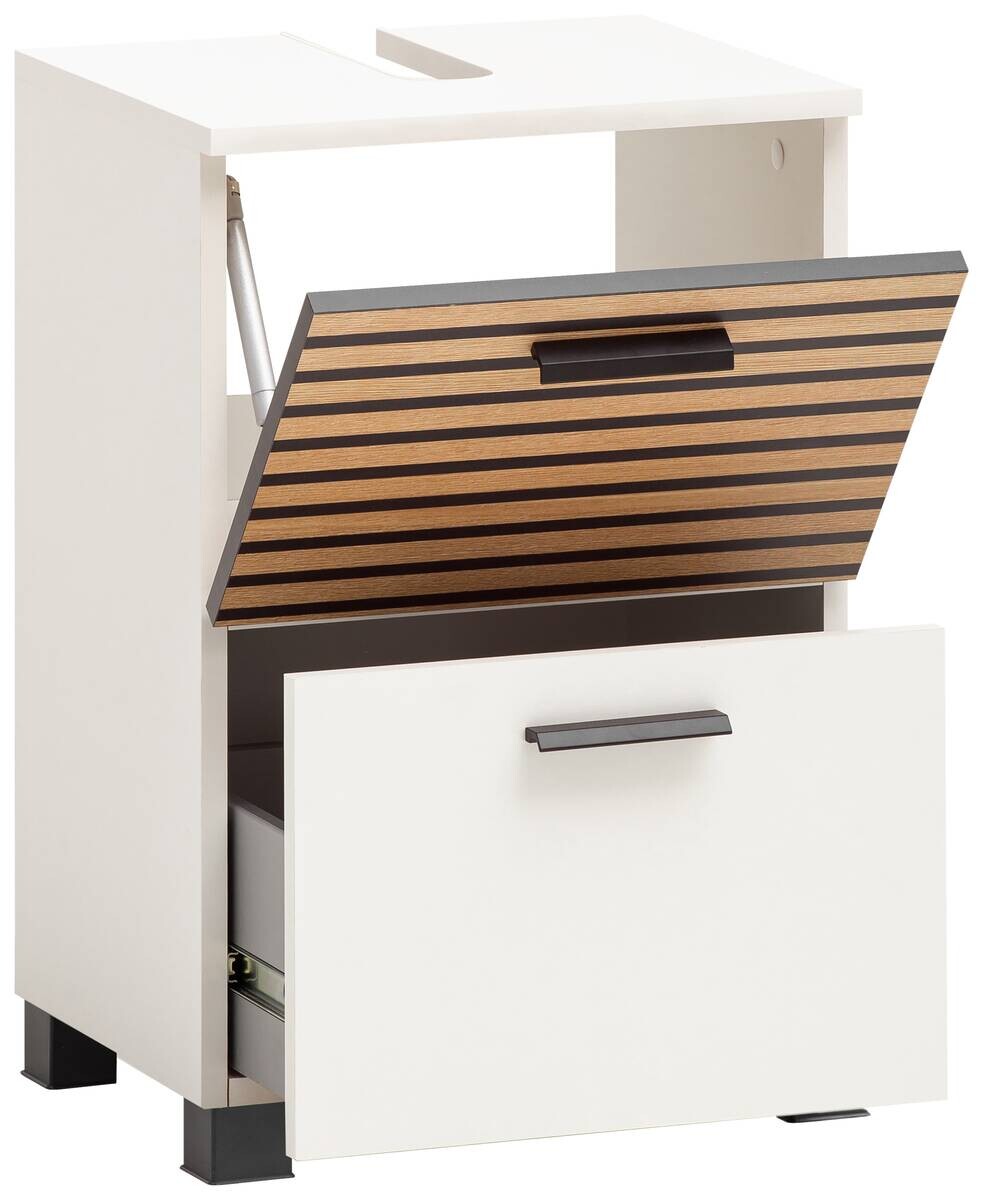 Waschbeckenunterschrank Katta weiß matt B/H/T: ca. 40,2x60,8x35 cm