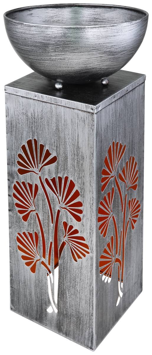 Solarleuchte Gnko 3384S silber B/H/T: ca. 25x59x25 cm