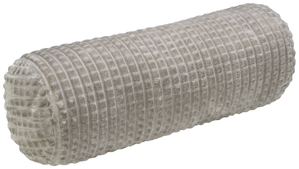 Nackenrolle silber 100% Polyester B/L: ca. 50x20 cm