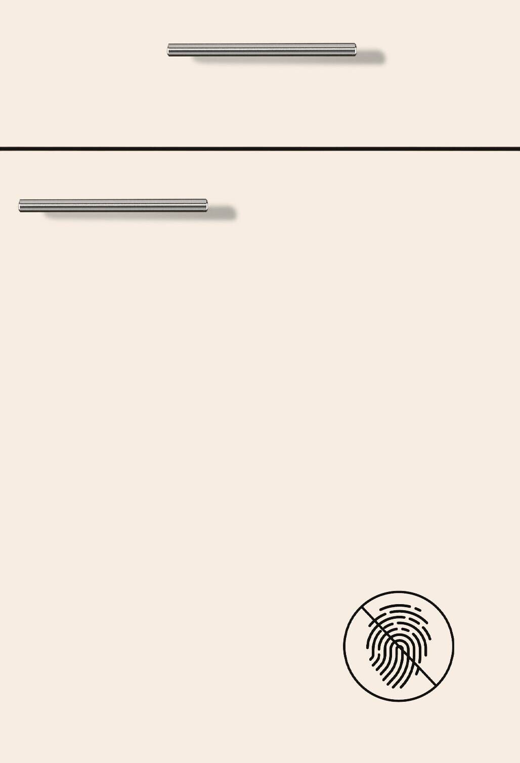 pino Küchenblock PN210 Graphit supermatt B/H/T: ca. 280x220,6x60 cm