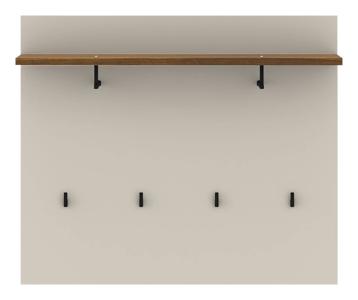 Garderobenpaneel Salo Cashmere Optik nussbaum Nachbildung B/H/T: ca. 94x80x30 cm