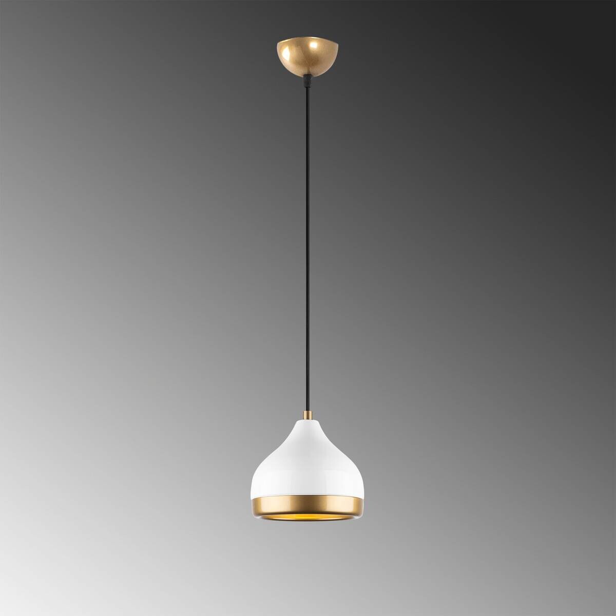 Opviq Pendelleuchte Yldo weiß B/H/T/L/D: ca. 17x112x17x17x17 cm E27 1 Brennstellen