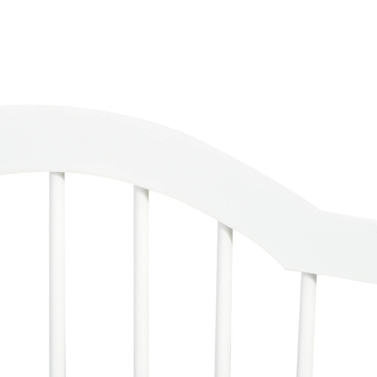 PawHut Hunde-Schutzgitter weiß Polypropylen B/H/L: ca. 29,5x154,5x61 cm