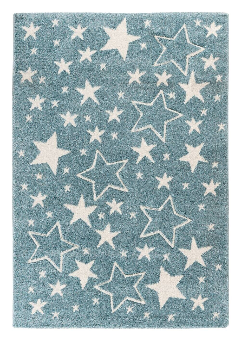 Kayoom Kurzflorteppich Australia - Tamworth blau B/H/L: ca. 80x1,6x150 cm