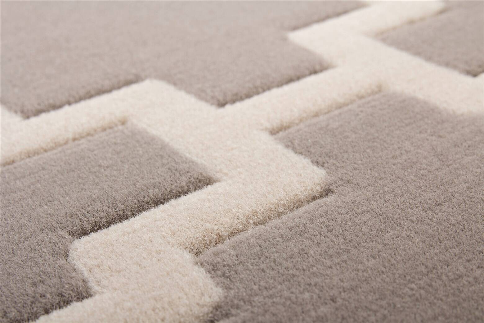 Kayoom Kurzflorteppich Lina 225 taupe B/L: ca. 80x150 cm