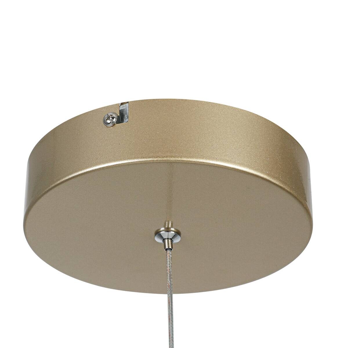Nolo LED-Pendelleuchte Shine champagner B/H/L: ca. 35x120x35 cm