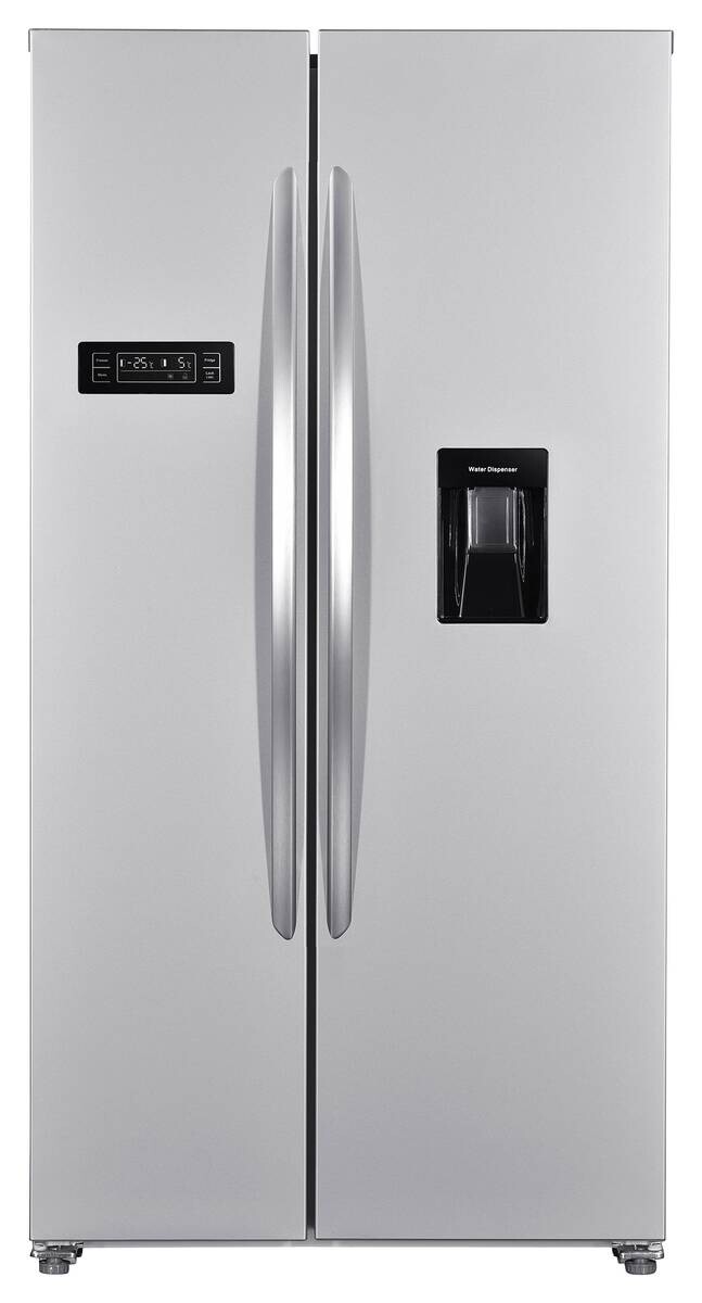 PKM Side-by-Side SBSKS6.15E Inox B/H/T: ca. 90x177x66 cm