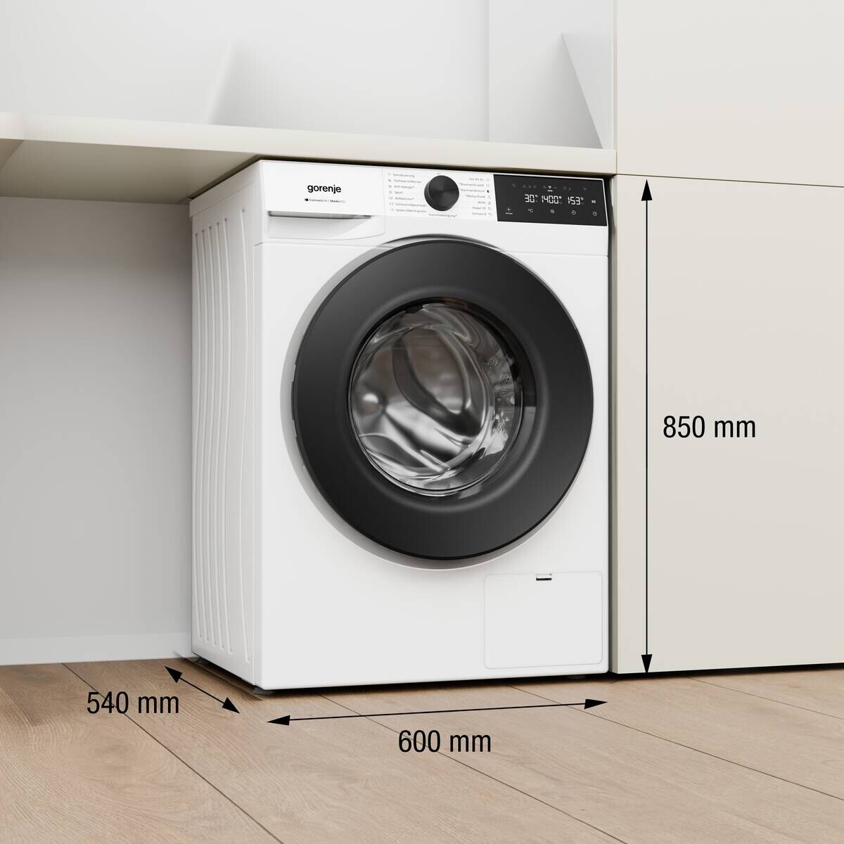 Gorenje Waschmaschine W5G486A2P1 weiß B/H/T: ca. 60x85x54 cm ca. 8 kg