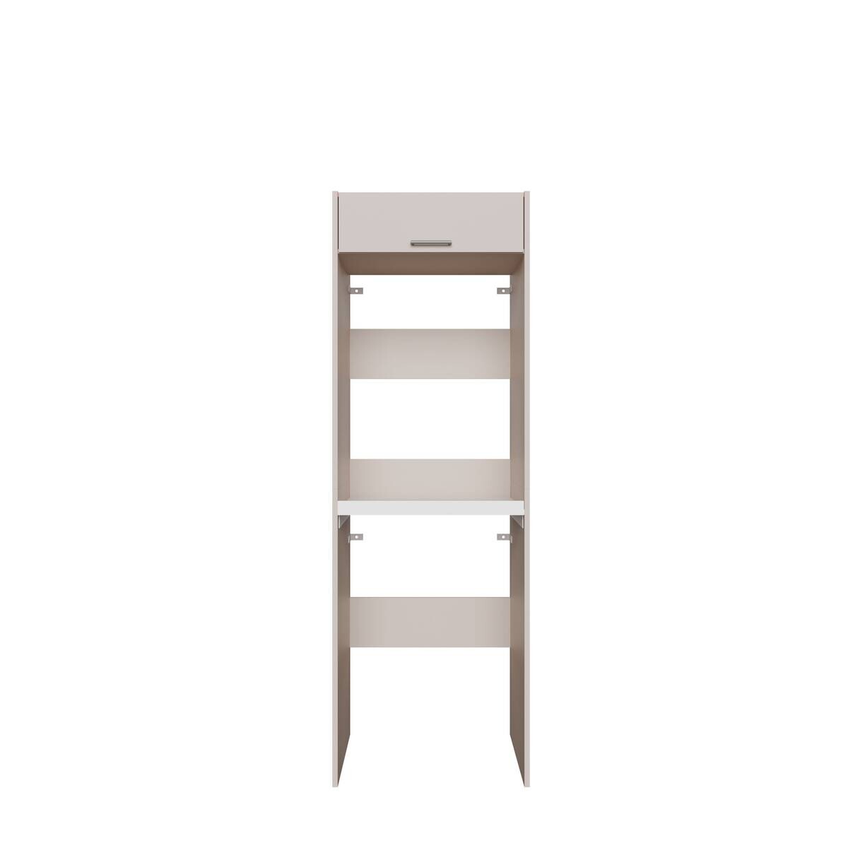 Washcab Waschmaschinenturm beige Holzwerkstoff