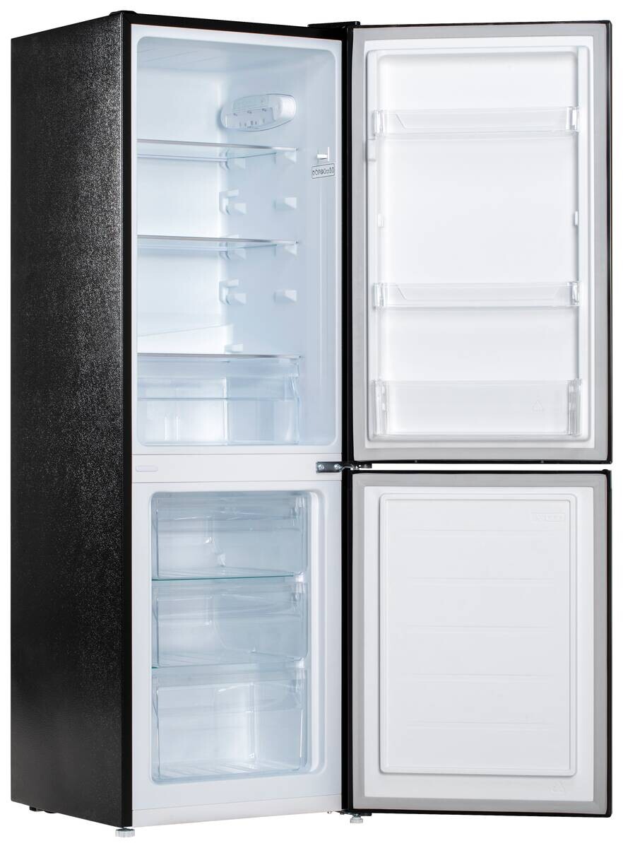 POCOline Kühl-/Gefrierkombination KGK 144-157 CDIX EEK: C Spektrum: A bis G Kühlen: 109 Gefrieren: 48 39dB dark Inox B/H/T: ca. 47x144x50 cm