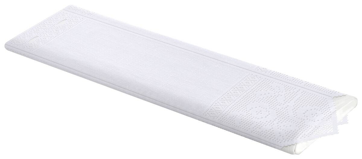 Scheibengardinen-Meterware weiß 100% Polyester H: ca. 60 cm