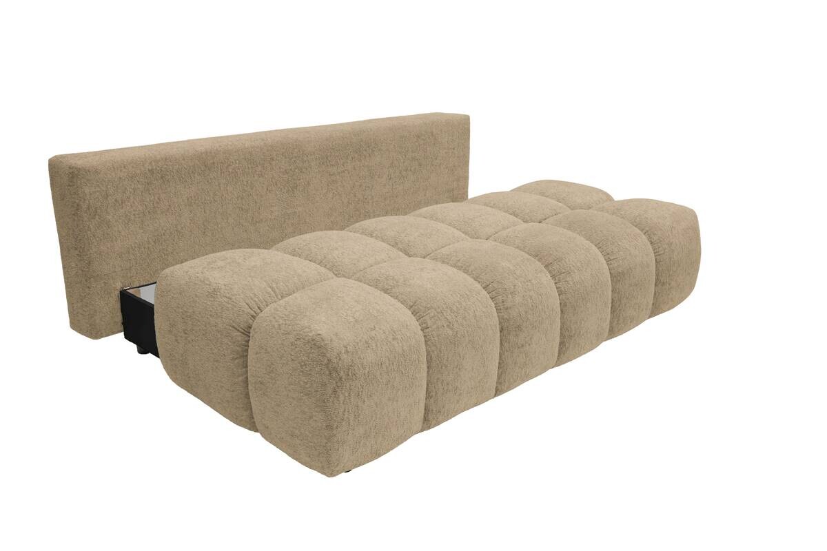 Schlafsofa beige Polyester B/H/T: ca. 210x72x105 cm