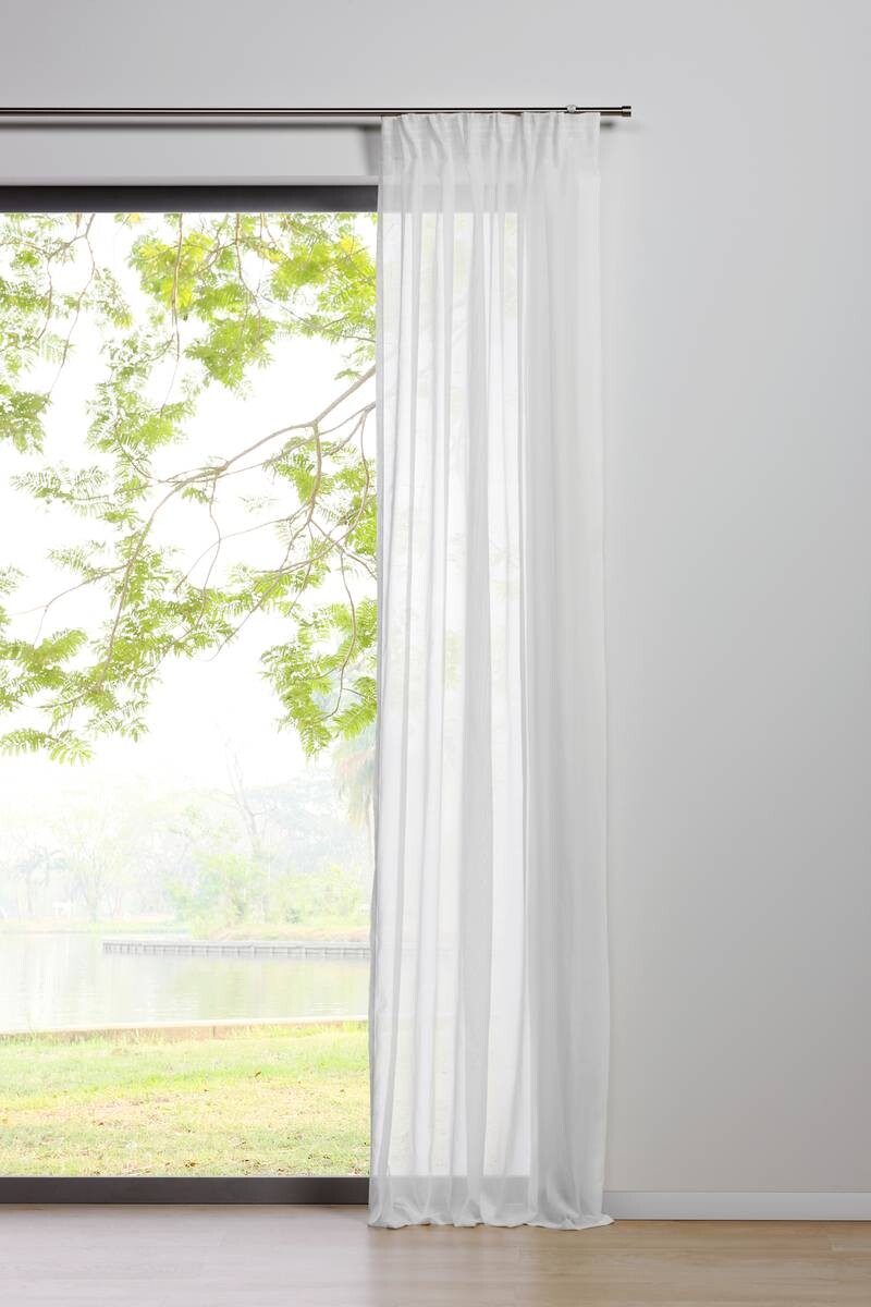 Kombivorhang PURE weiß B/L: ca. 135x245 cm