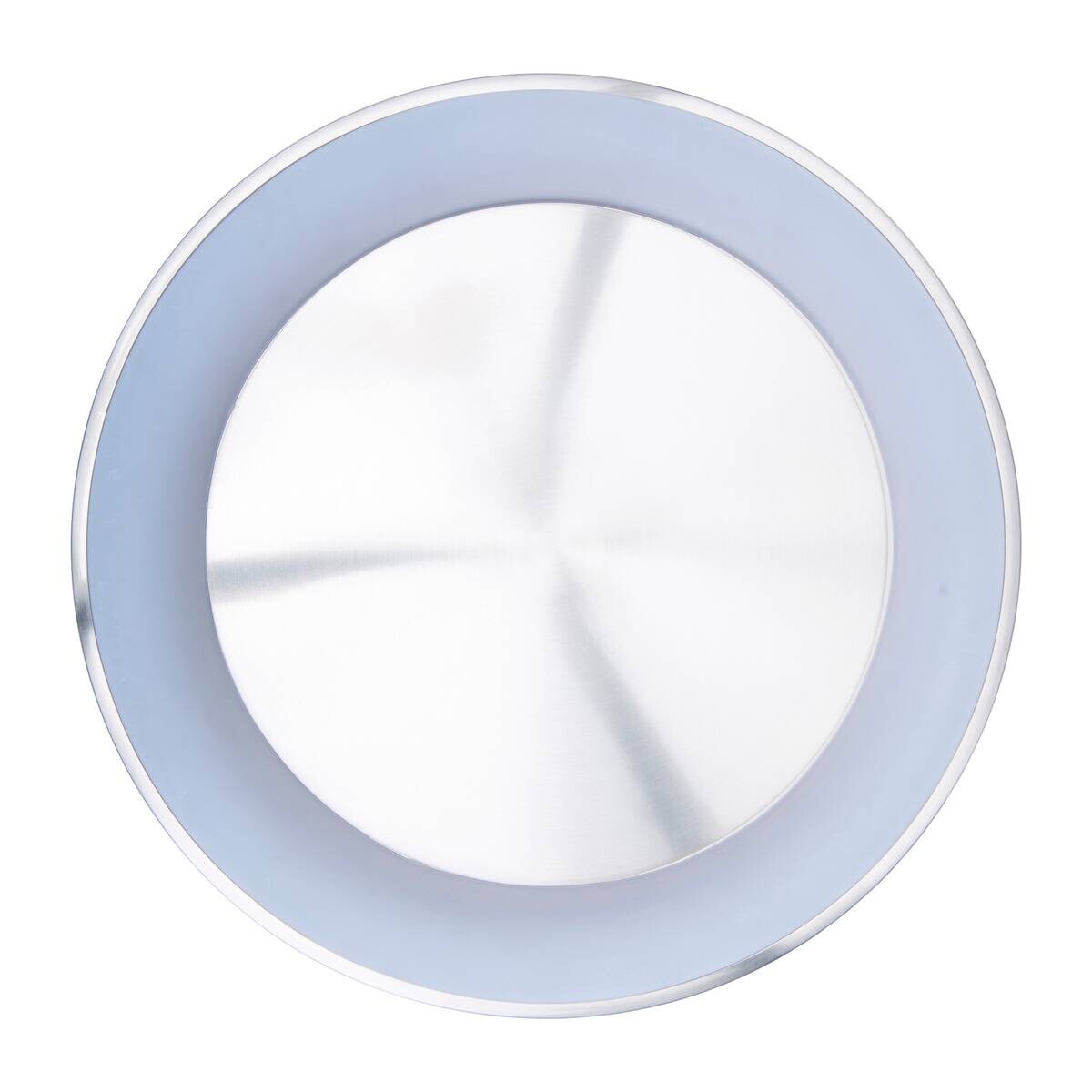 Näve Leuchten Deckenleuchte 1386961 nickel matt Kunststoff Metall B/H/T: ca. 46,5x8x46,5 cm null 1 Brennstellen