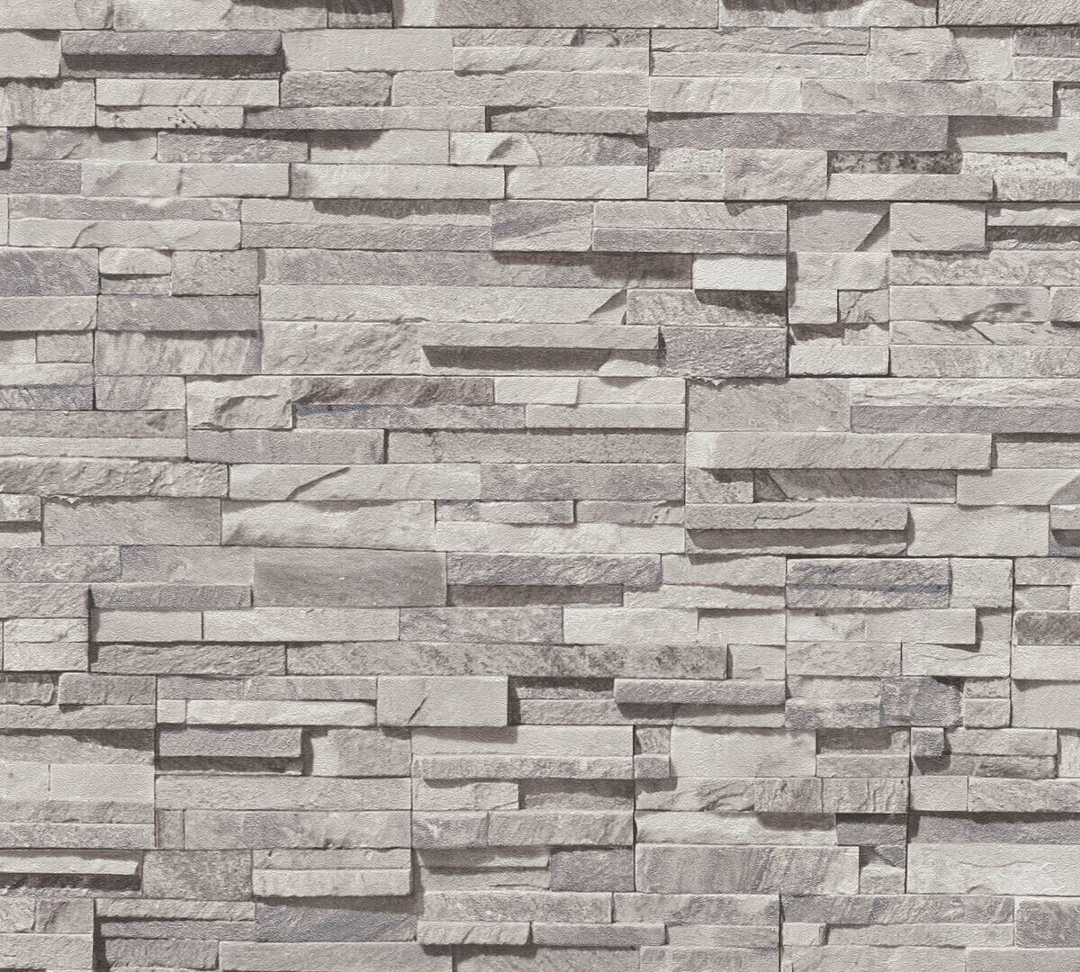 A.S.Creation Vliestapete silber beige B/H/D: ca. 53x1005x8,5 cm