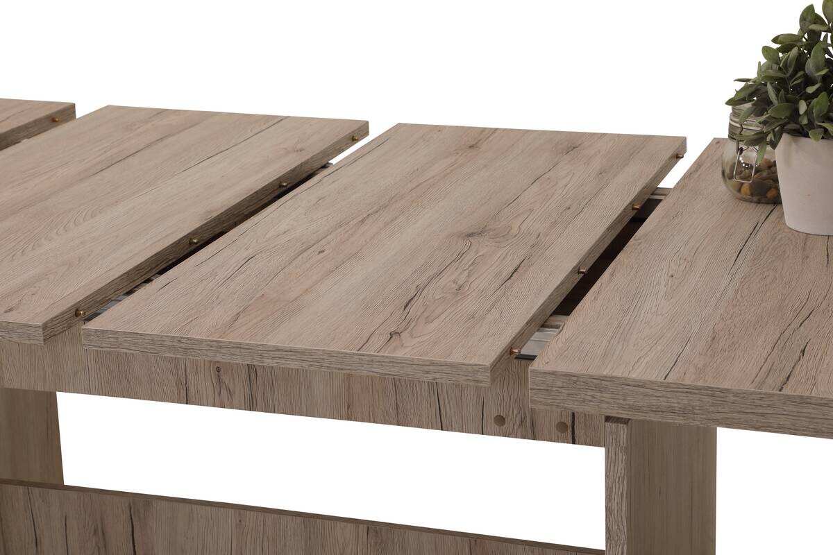 Essgruppe Lia II Eiche beige B/H/T: ca. 320x76x90 cm