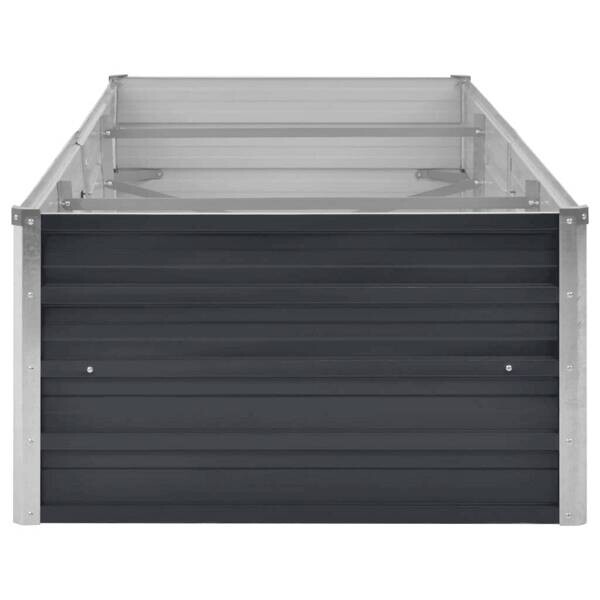 Hochbeet anthrazit Stahl B/H/L: ca. 80x45x240 cm
