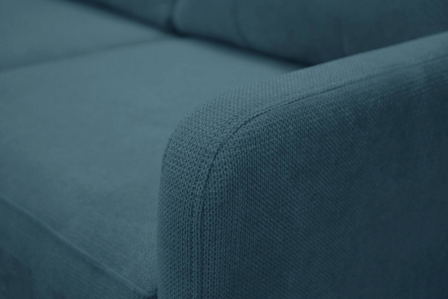 Ecksofa mit Bettfunktion und Bettkasten petrol Webstoff B/H/T: ca. 217x93x159 cm