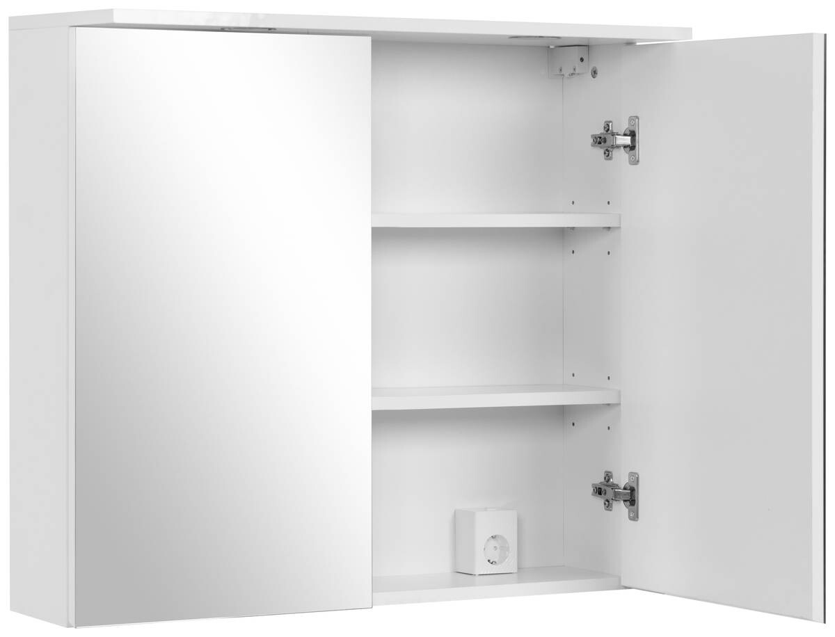 Spiegelschrank Capetown weiß B/H/T: ca. 79x71x28 cm