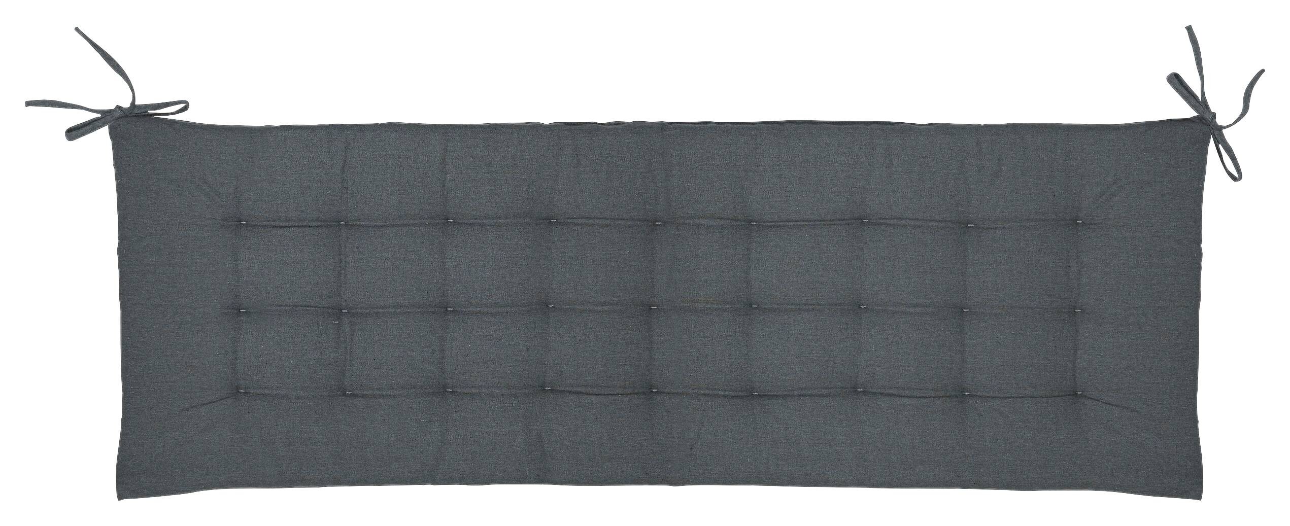 Acus Auflage anthrazit Polyester B/H/L: ca. 40x4x120 cm