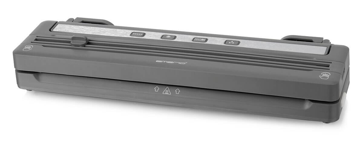Emerio Vakuumierer VS-130802 grau Kunststoff B/H/T: ca. 37,2x6,2x9,7 cm ca. 120 W