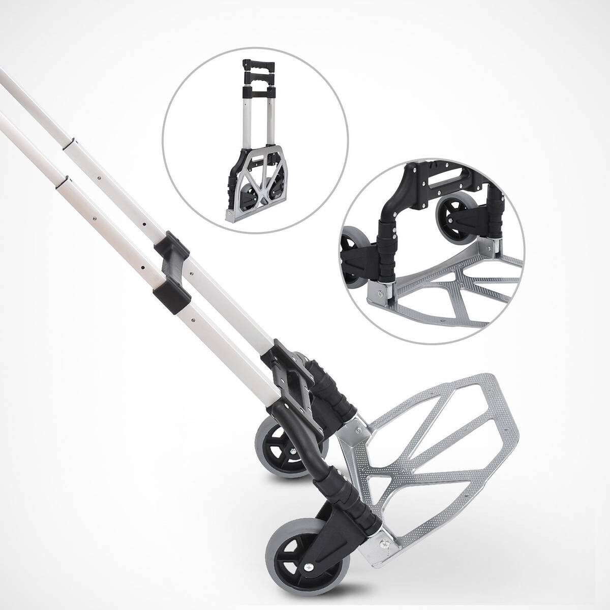 Transportkarre klappbar schwarz B/H/L: ca. 39x100x41 cm
